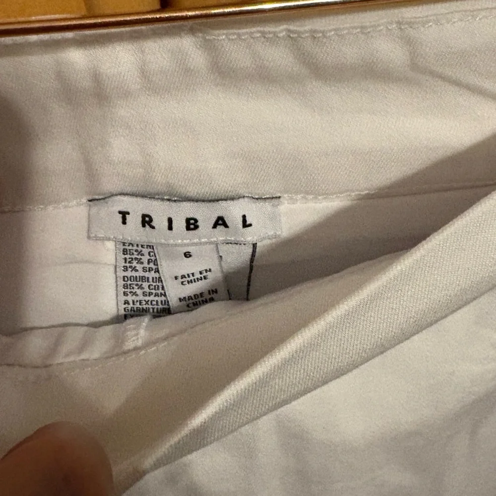 Tribal White Athletic Skort | Built-In Shorts | Golf Tennis Skirt | NWT - Picture 7 of 12